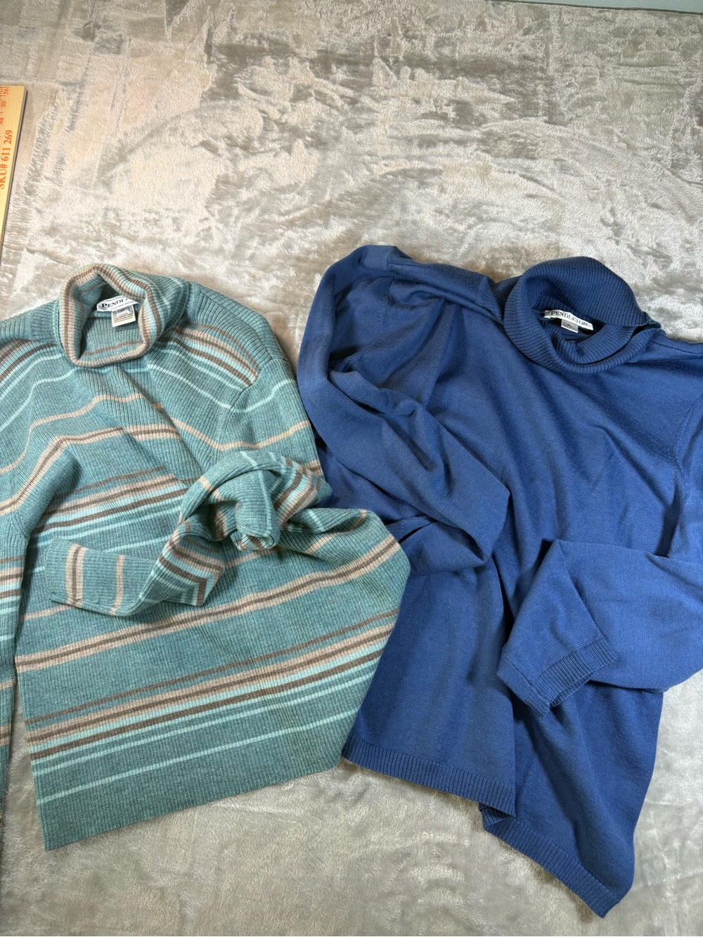 Pendleton Vintage Sweater Lot Set of 2! Both XL 100% Merino Wool